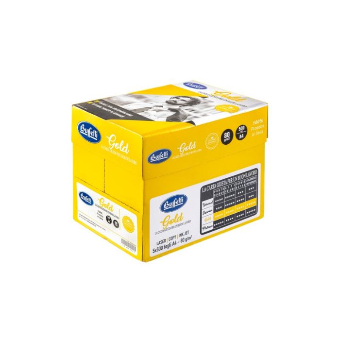 CARTA DA FOTOCOPIE GOLD (BUFFETTI) 80gr. Foto prodotto